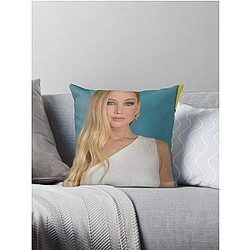 Jennifer Lawrence Throw Pillow
