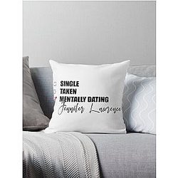 Mentally Dating Jennifer Lawrence Pillow