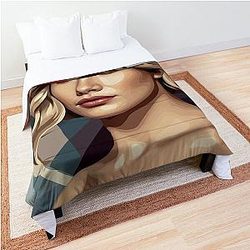 Digital Design of Jennifer Lawrence Comforter