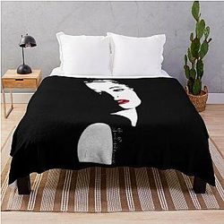 Funny Gifts for Jennifer Lawrence, Gift for Christmas Throw Blanket