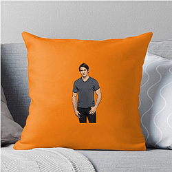 Jeremy Gilbert Brave Fearless heart Jeremy Gilbert Pillows Cover