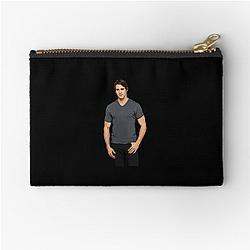 Jeremy Gilbert Brave Fearless heart Jeremy Gilbert Zipper Pouches