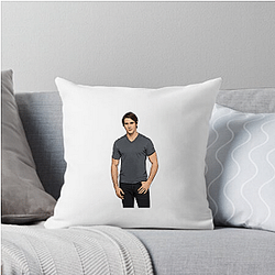 Jeremy Gilbert Brave Fearless heart Jeremy Gilbert Pillows Cover