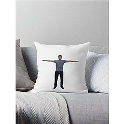 T-Posing Jerma Throw Pillow