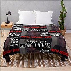 Jerma985 Meat Grinder Incident Throw Blanket