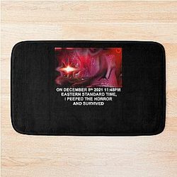jerma985 I Peeped The Horror And Survived Premium Bath Mat