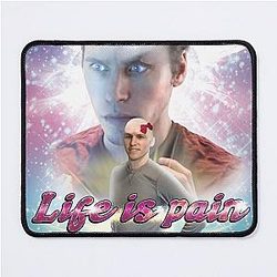 Jerma985 Life Is Pain Iconic Mouse Pad