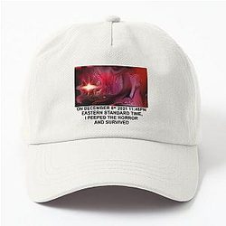Jerma985 I Peeepeed the Horror and Survived Dad Hat