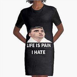 Jerma Graphic T-Shirt Dress