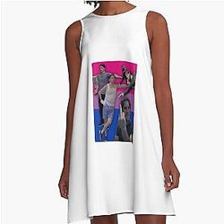 Jerma985 Bisexual Flag A-Line Dress