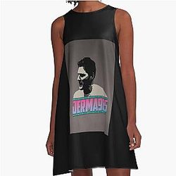 Jerma985 Graphic A Line Dress