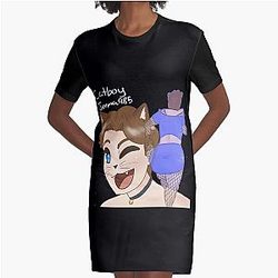 jerma985 Classic Graphic T-Shirt Dress