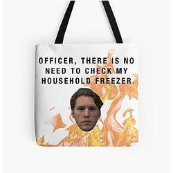 Jerma985 Flame Design Tote Bag