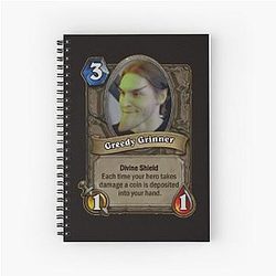 Jerma985 Grinner  Spiral Notebook