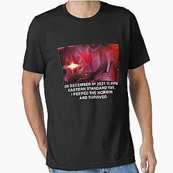Jerma985 I PEEP the Horror and Survived Premium Essential T Shirt