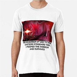 Jerma985 I PEEPED Horror and Survived Premium T-Shirt