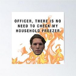 Jerma985 Flame Poster