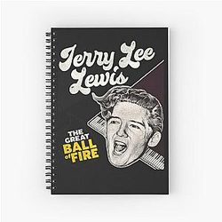 jerry lee lewis Spiral Notebook