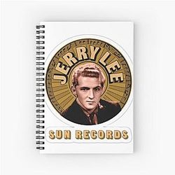 jerry lee lewis Spiral Notebook