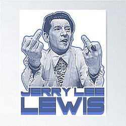 Jerry Lee Lewis :: Vintage Rockabilly FanArt Poster