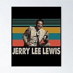 Jerry Lee Lewis American Singer Poster