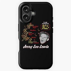 Jerry Lee Lewis - The Great Ball of Fire Version 2 iPhone Tough Case