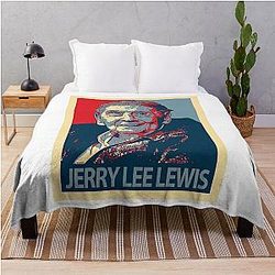 Jerry Lee Lewis Throw Blanket