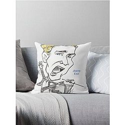 Jerry Lee Lewis Throw Pillow