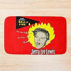 Jerry Lee Lewis - The Great Ball of Fire! Bath Mat