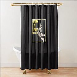 jerry lee lewis Shower Curtain