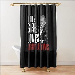 This Girl Loves Her Jerry Lee Lewis Shower Curtain