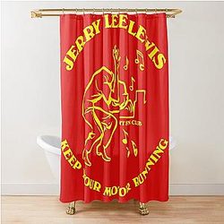 Jerry Lee Lewis - Keep Your Motor Running Shower Curtain