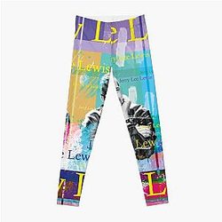 Singer Jerry Lee Lewis Leggings
