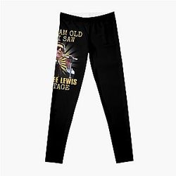 Yes I'm Old But I Saw Jerry Lee Lewis On Stage Leggings