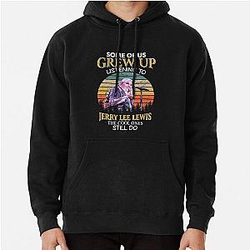 Some Of Us Grew Up Listening To  Jerry Lee Lewis The Cool Ones Still Do Vintage Pullover Hoodie