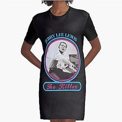 jerry lee lewis Graphic T-Shirt Dress