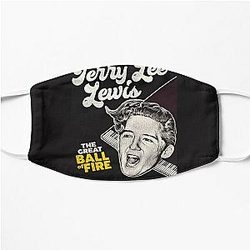 jerry lee lewis Flat Mask