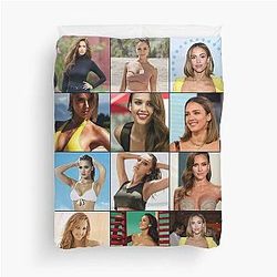 Jessica Alba Duvet Cover