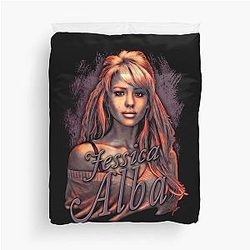 Jessica Alba Duvet Cover