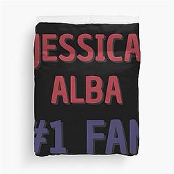 Jessica Alba Fan Duvet Cover