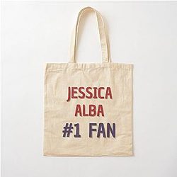 Jessica Alba - Fan Cotton Tote Bag