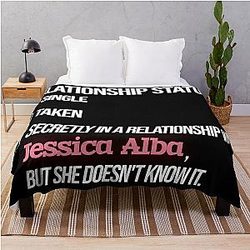 Relationship with Jessica Alba Blanket