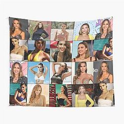 Jessica Alba Photo Collage Tapestry