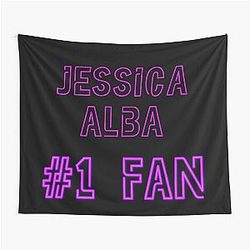 Jessica Alba Fan Tapestry