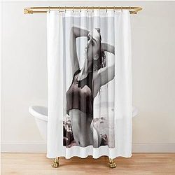 Jessica Alba American Actress Shower Curtain