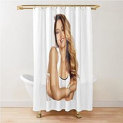Jessica Alba Shower Curtain