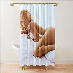 Jessica Alba Shower Curtain