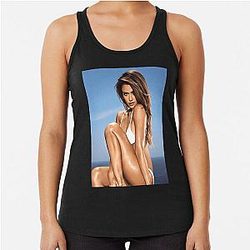 Jessica Alba Racerback Tank Top