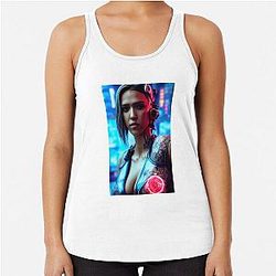 Cyberpunk Jessica Alba Tank Top