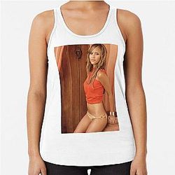 Jessica Alba Vintage Racerback Tank Top
